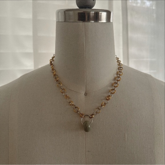 Hand Crafted Jewelry - Bespoke jadeite minimalist choker